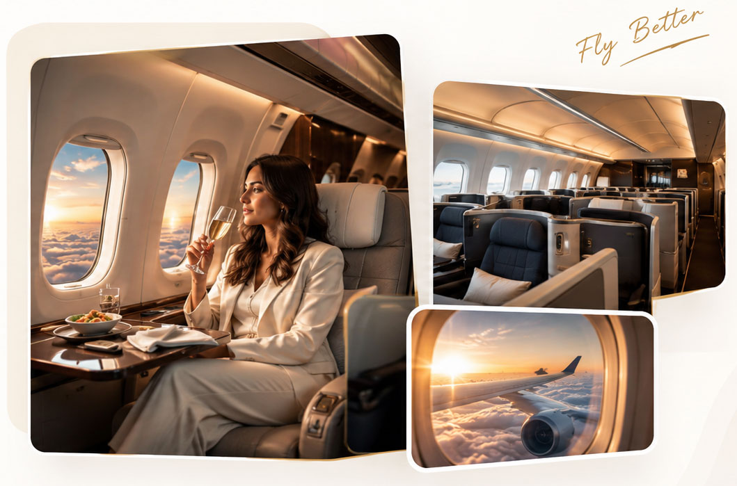 Business class comfort